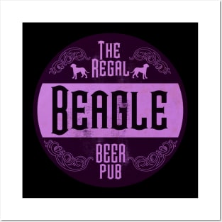 Regal Beagle Purple Vintage Posters and Art